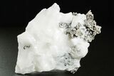 Native Silver in Calcite - Morocco #362822-1